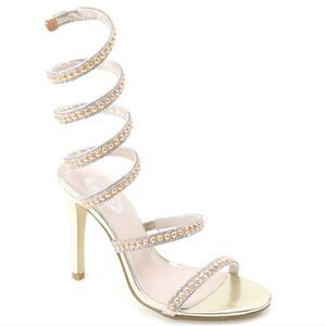 BRAND NEW GLAZE WOMEN’S RHINESTONE EMBELLISHMENTS SANDAL